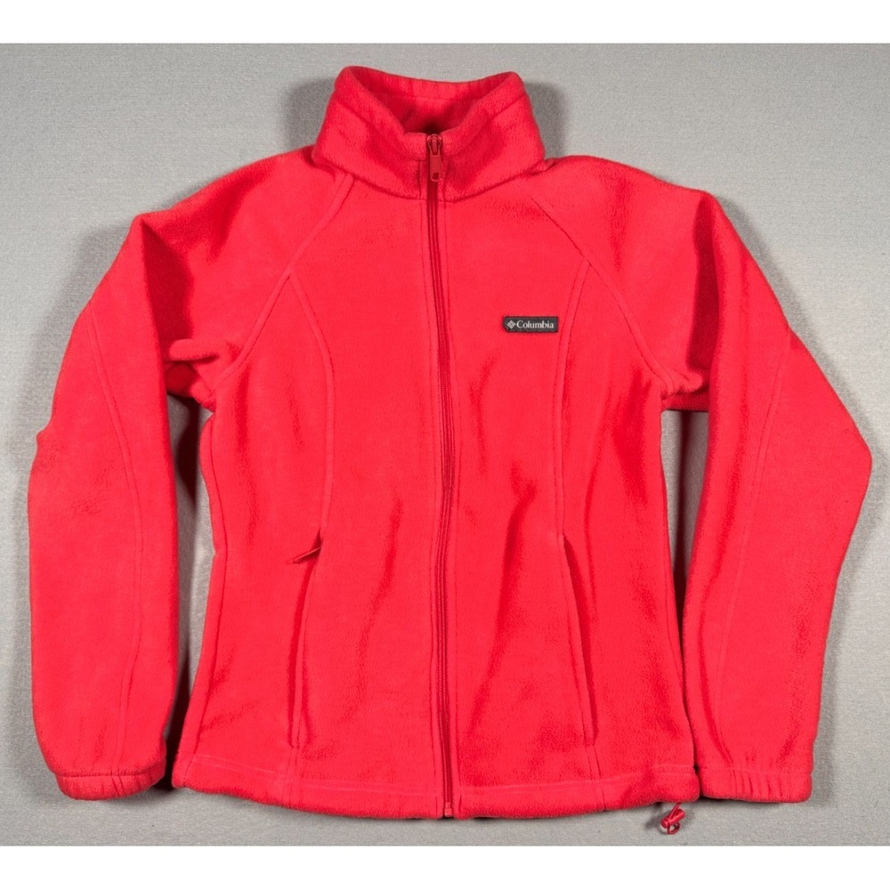 Columbia Women's Benton Springs Full Zip Fleece Jacket - Bright Red - Size M